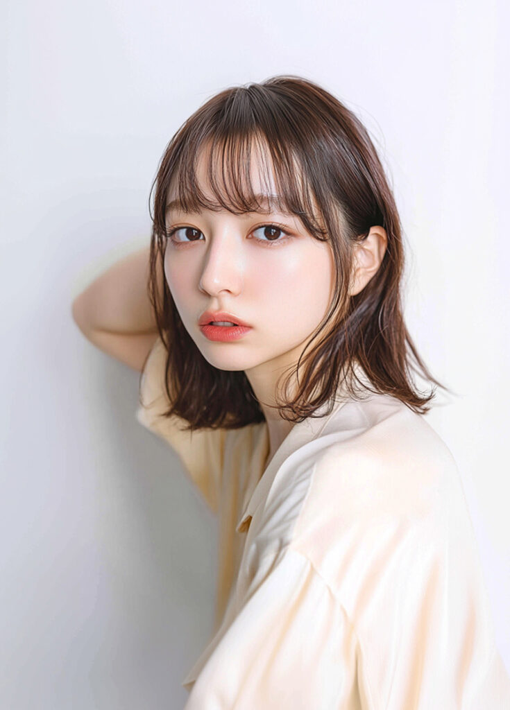 ショートカットの女性